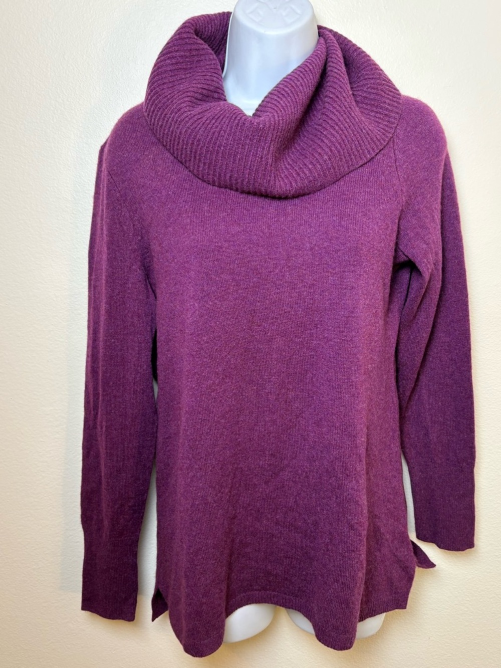 Talbots Pure Cashmere Sweater Turtle Cowl Neck
